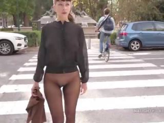 Não saia seamless collants em público