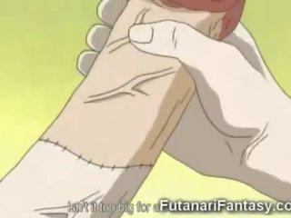 Hentai futanari 2 πόδια prick