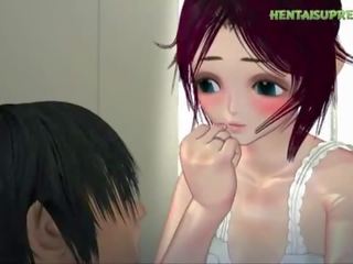 Hentaisupreme.com - hentai joven hembra apenas capable tomando que rabo en coño